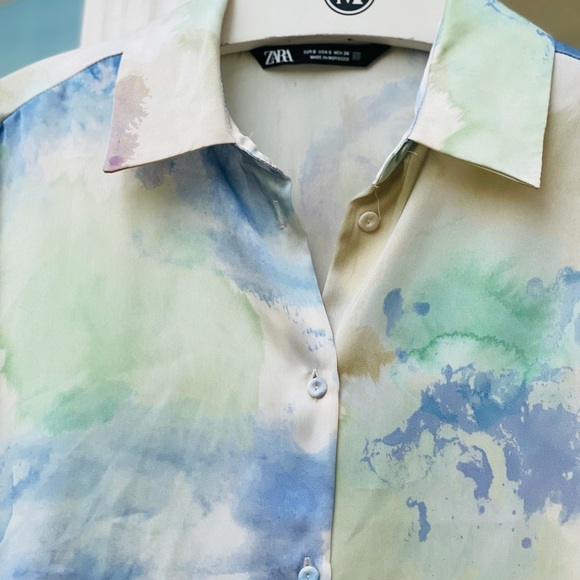 Zara satin shirt - Picture 5 of 7